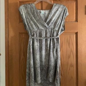 Satin maternity dress